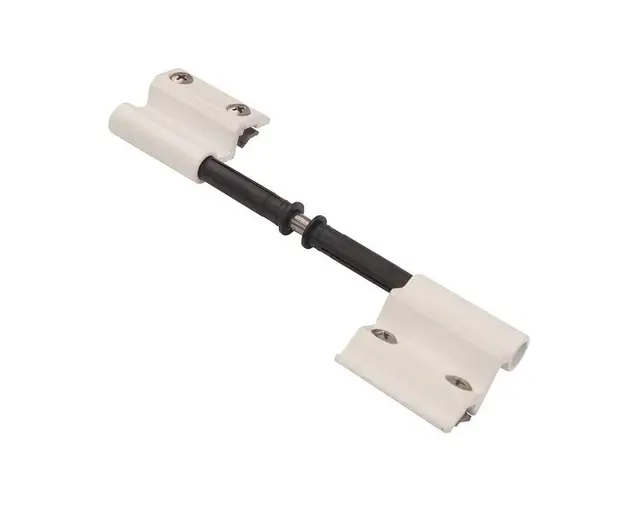 Петля поворотная FLASH BASE, V.01, угловая рама, 5 частей, белая RAL9010, 00144410N