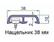 Наличник Exter 38х10мм махагон (Renolit 2097-013) 6,0 м
