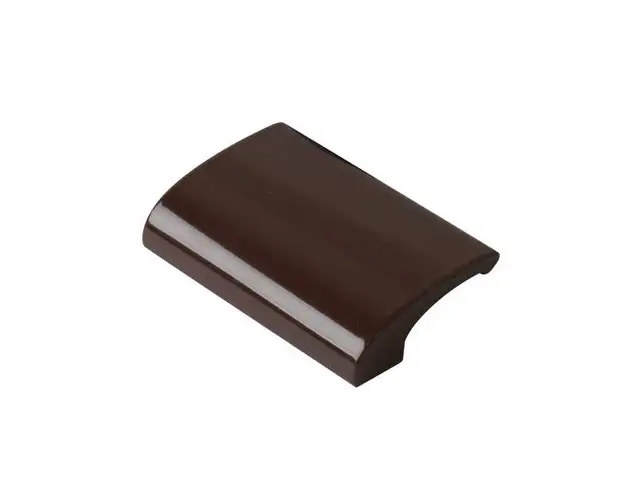 Ручка балконная Internika DE LUXE, коричневый RAL 8017 металлическая
