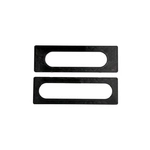 Комплект из 2-х пластиковых вставок с овальными отверстиями для пластикового шаблона для скрытых петель OTLAV 190x31 мм