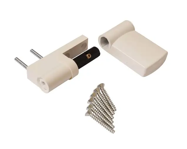 Петля дверная Elementis KTS-RT (15-20 мм), на 100кг., Белый, RAL9016