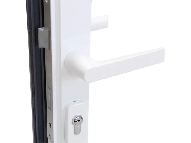 Ручка NP Ultra дверная двустор., круглая, RAL9010, комплект, 03992410